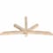 Ekena Millwork Alberta Smooth Timber Gable Bracket, Douglas Fir, 72"W x 36"H x 3 1/2"D x 3 1/2"F, 12/12 Pitch GBW072X36X0404ALB00SDF - alternate 2